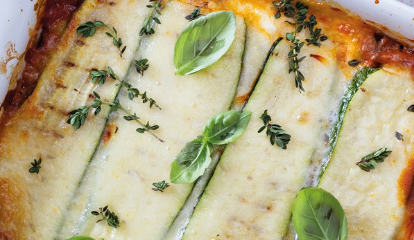  Lasagne met courgette (8 personen)