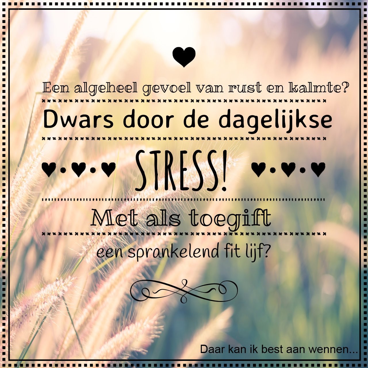Meditatie of Agitatie